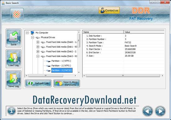 Windows 7 FAT Data Recovery Utility 7.3.0.1 full