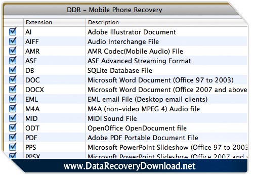 Mac Mobile Phone data recovery utlity
