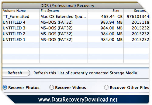 Mac DDR Recovery Utility-Professional