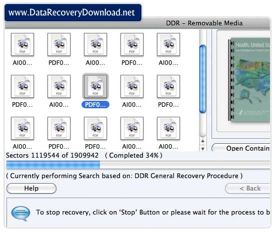 Screenshot of Mac Files Recovery
