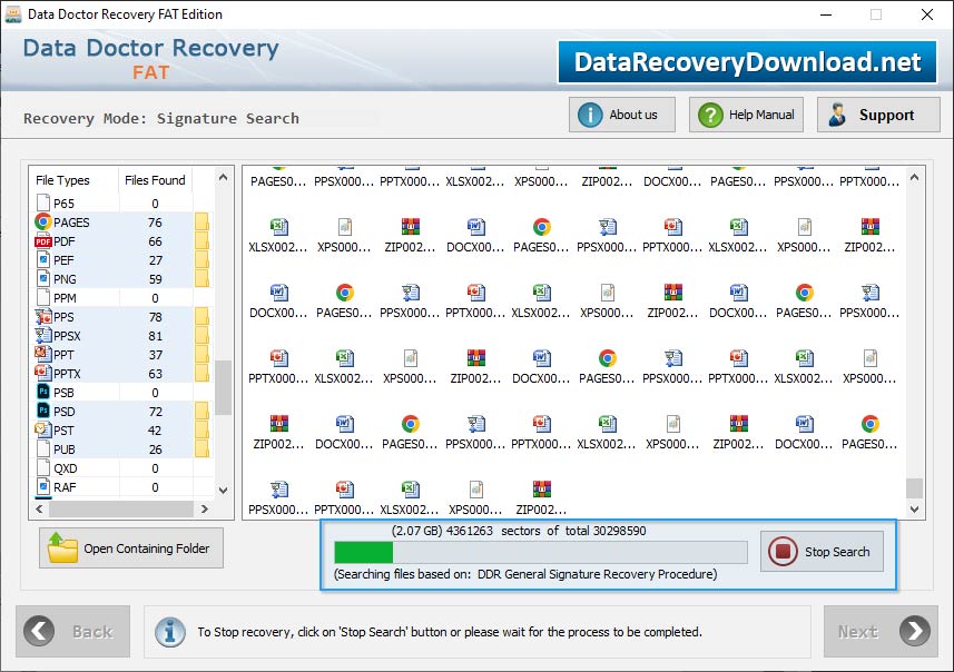 Select the Drive