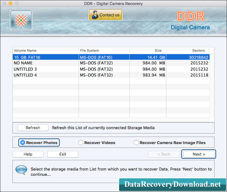 Select Recover Mode Select Recover Mode
