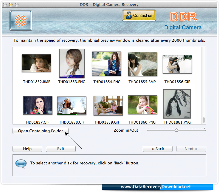 Open Containing Folder to view recovered files Open Containing Folder to view recovered files