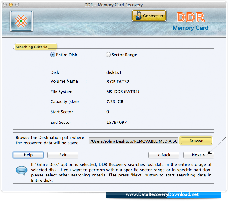 Select searching criteria Select searching criteria