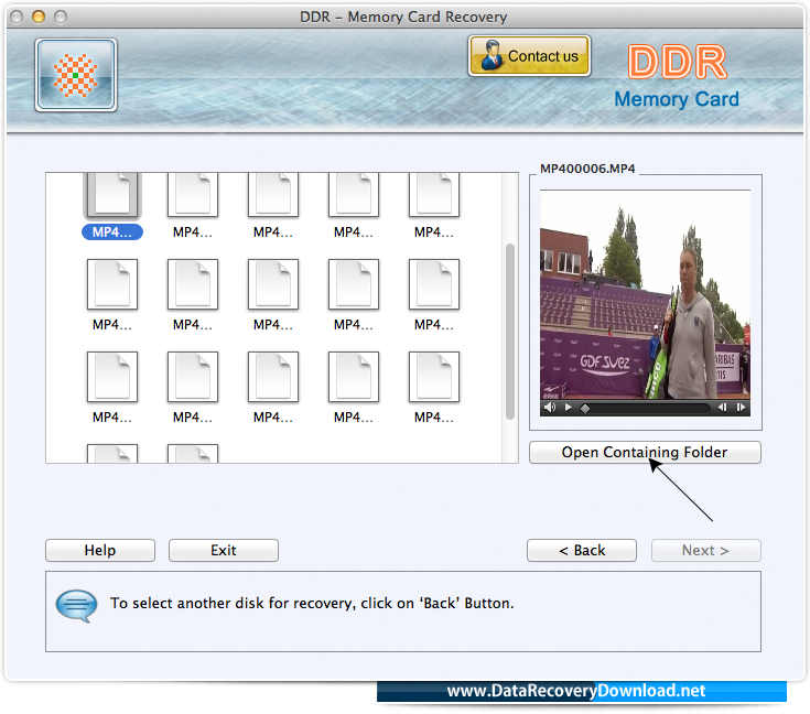 View recovered files View recovered files