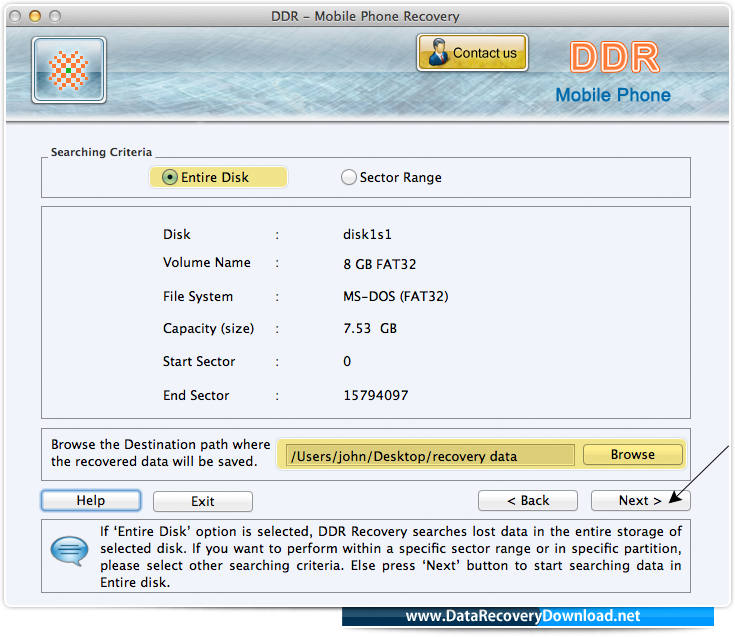 Select searching criteria Select searching criteria