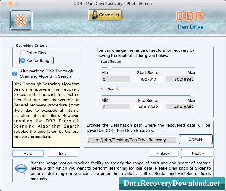 Browse Destination Path Browse Destination Path