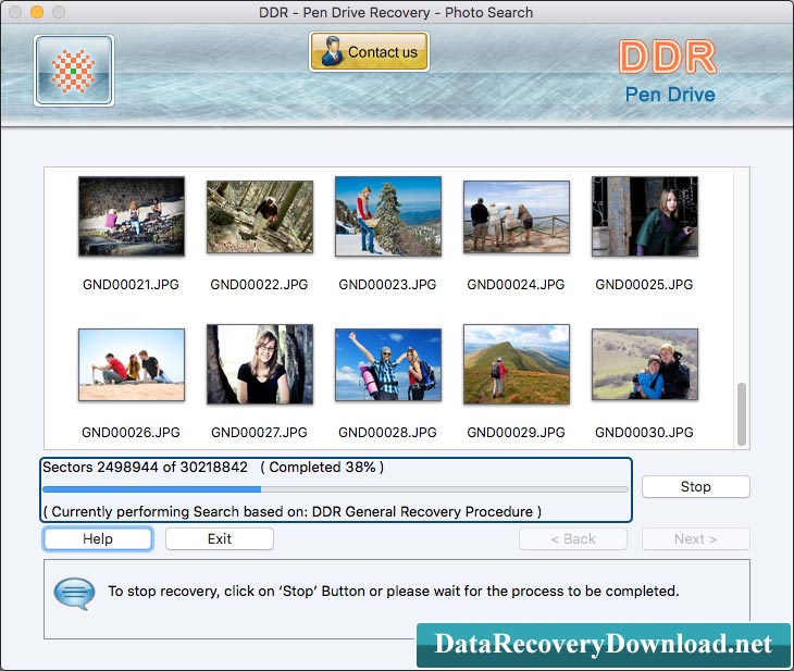 DDR General Recovery Procedure DDR General Recovery Procedure