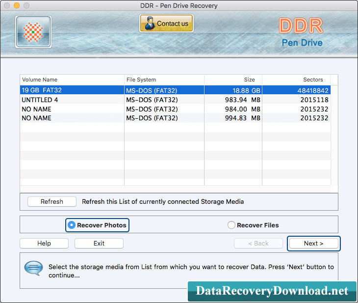 Select Recover Mode Select Recover Mode
