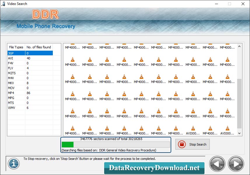 DDR General Video Recovery Procedure DDR General Video Recovery Procedure