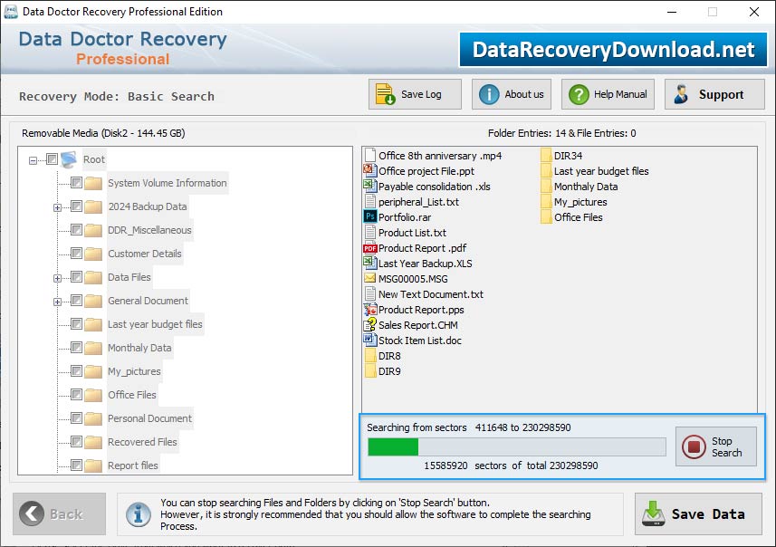 File Searching Process