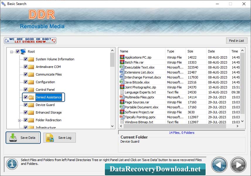 Removable Media Data Recovery Software